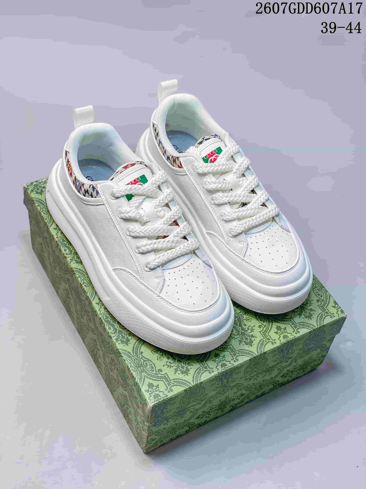 Gucci Screener GG High-Top Sneakers in White 2607GDD607A17 - product image from the listing.