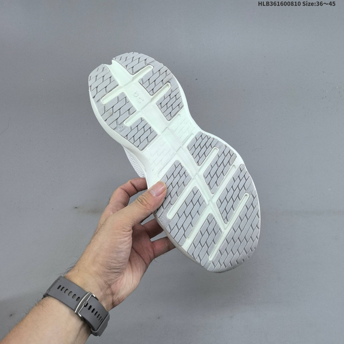 On Cloudrunner 3 Max Running Sneakers in White - product image from the listing.