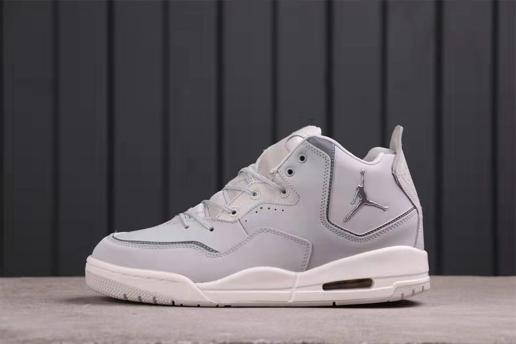 Jordan 23 Low Sneakers in White Gray AR1002-003 - product image from the listing.