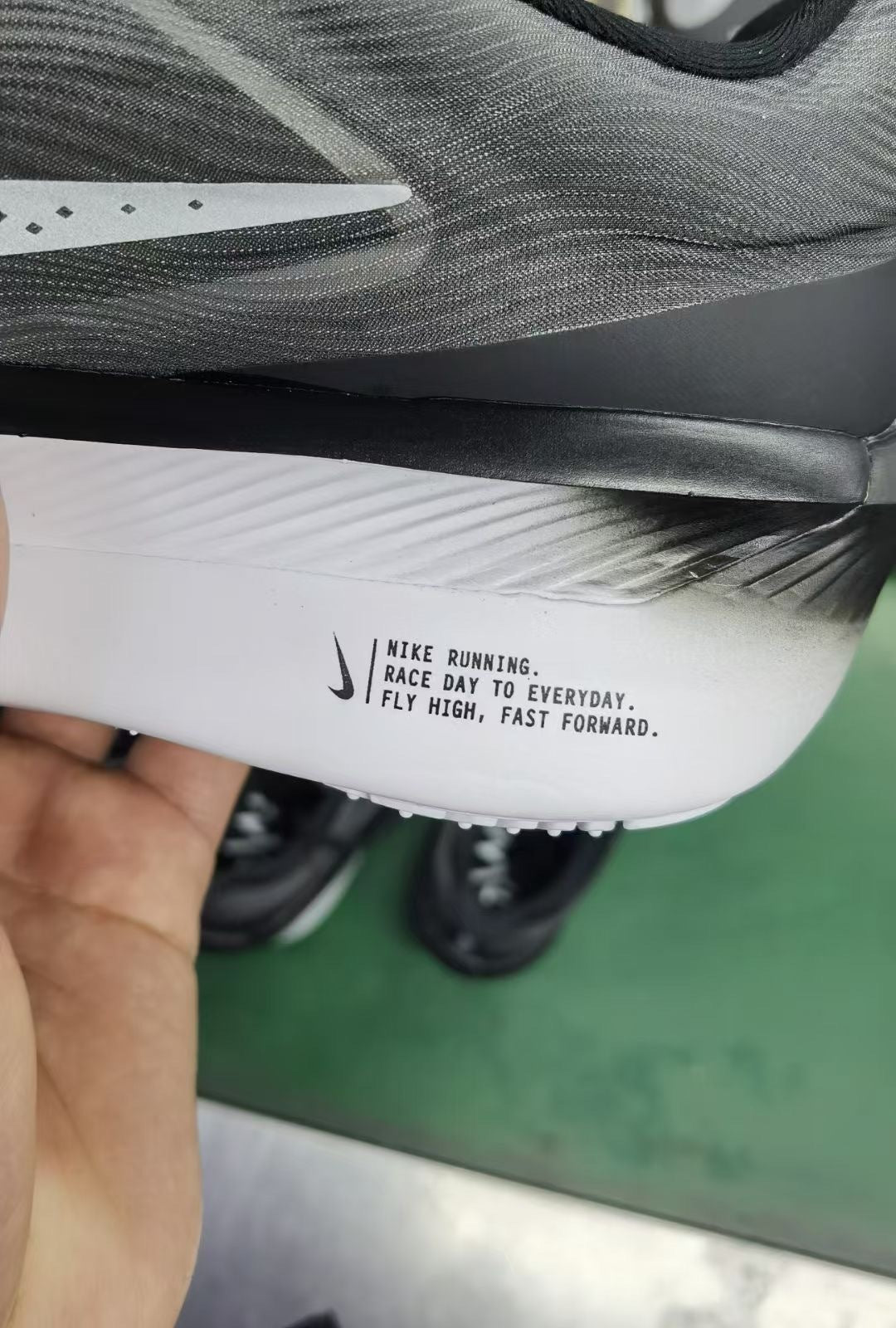 Nike Zoom Fly 6 Running Shoes in Black Grey FN8454-001 - product image from the listing.