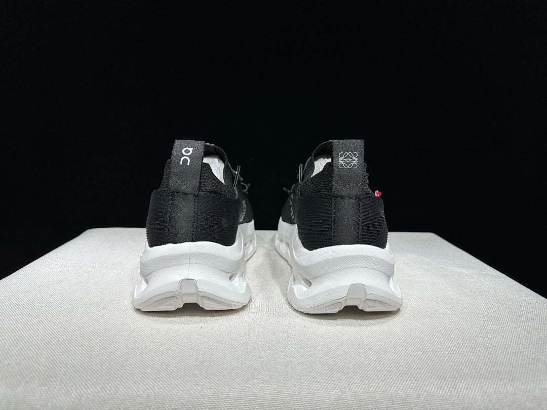 On x LOEWE Cloudtilt Sneakers in Black White - product image from the listing.