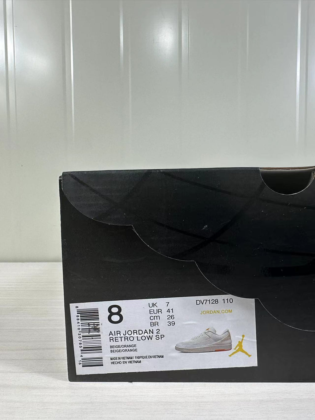 Air Jordan 2 Retro Low SP Beige Orange DV7128-110 - product image from the listing.