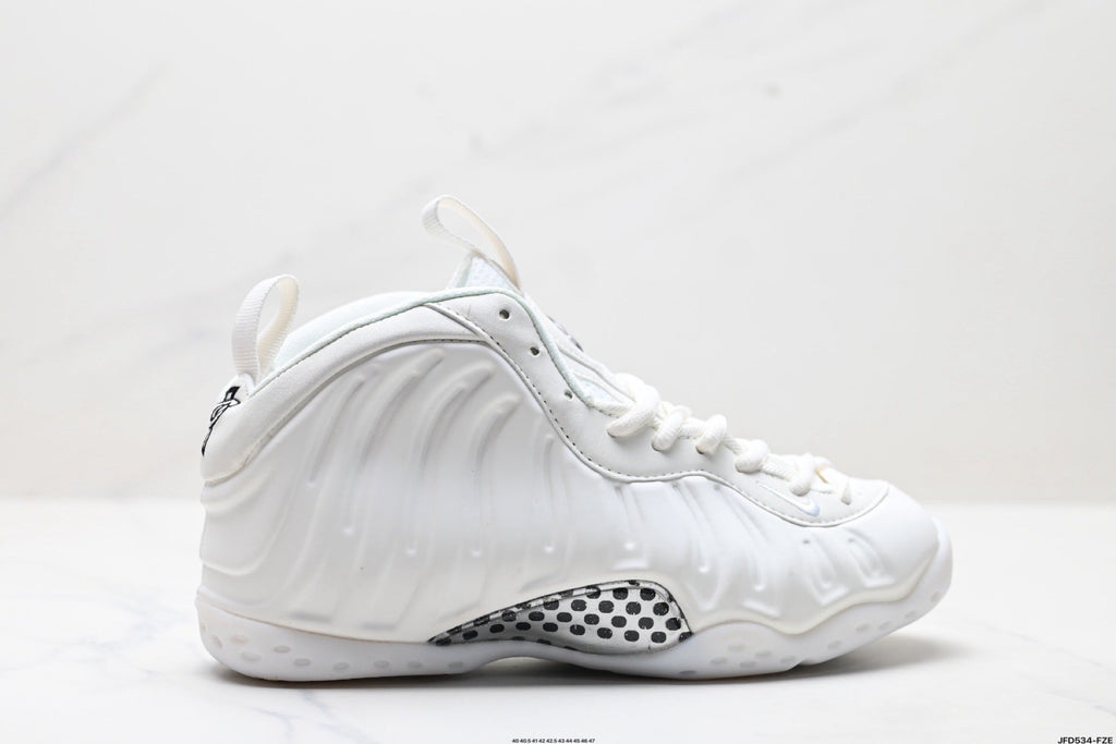 Nike Air Foamposite One Penny High-Top Sneakers in White - product image from the listing.