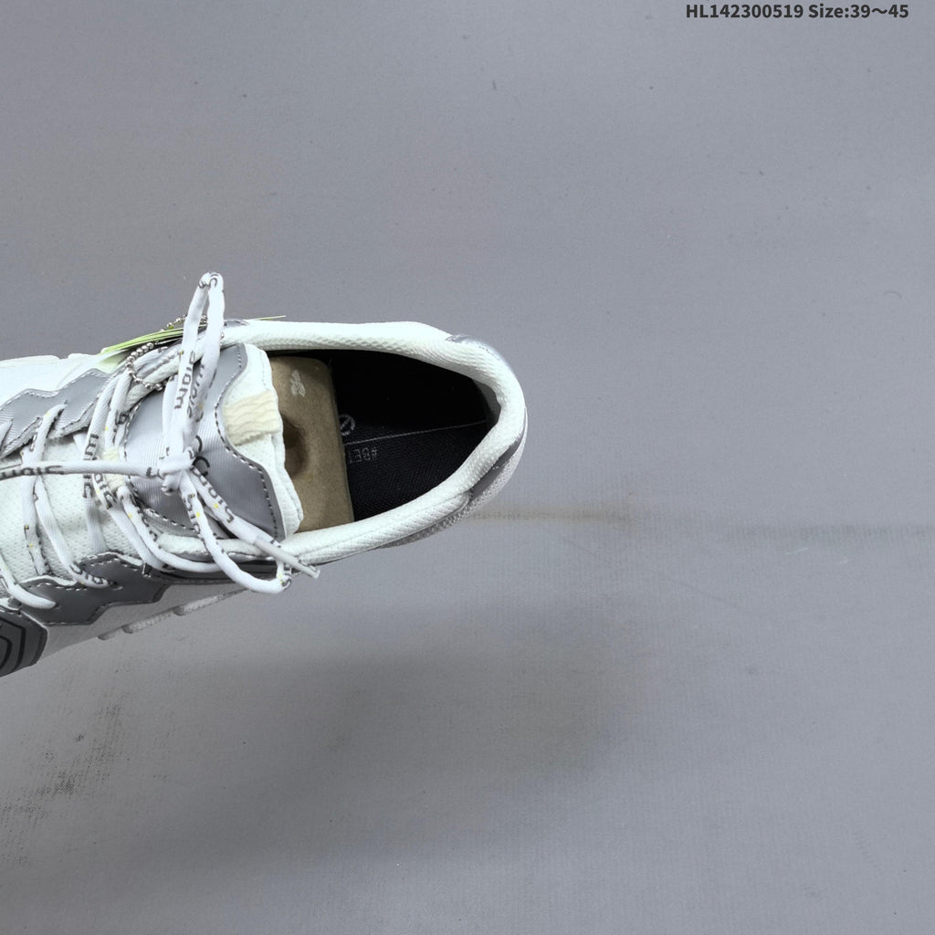 ECCO Biom C-Trail Low-Top Sneakers, in White and Silver - product image from the listing.