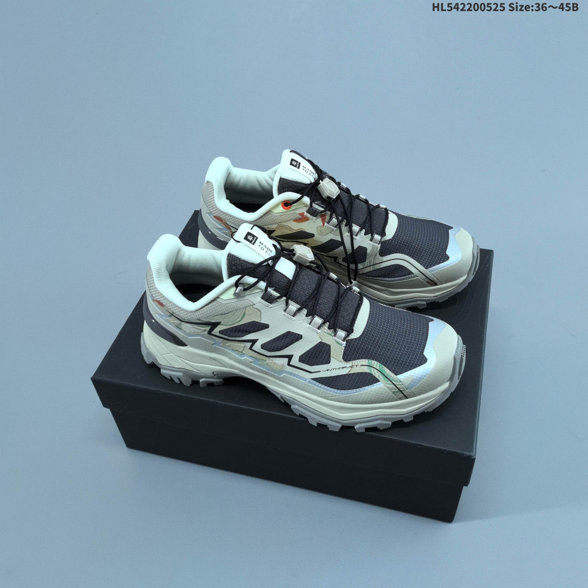Kailas FUGA DU BOA Trail Running Shoes, in Beige and Black - product image from the listing.
