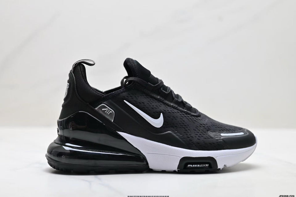 Nike Air Max 270 Sneakers in Black and White - product image from the listing.