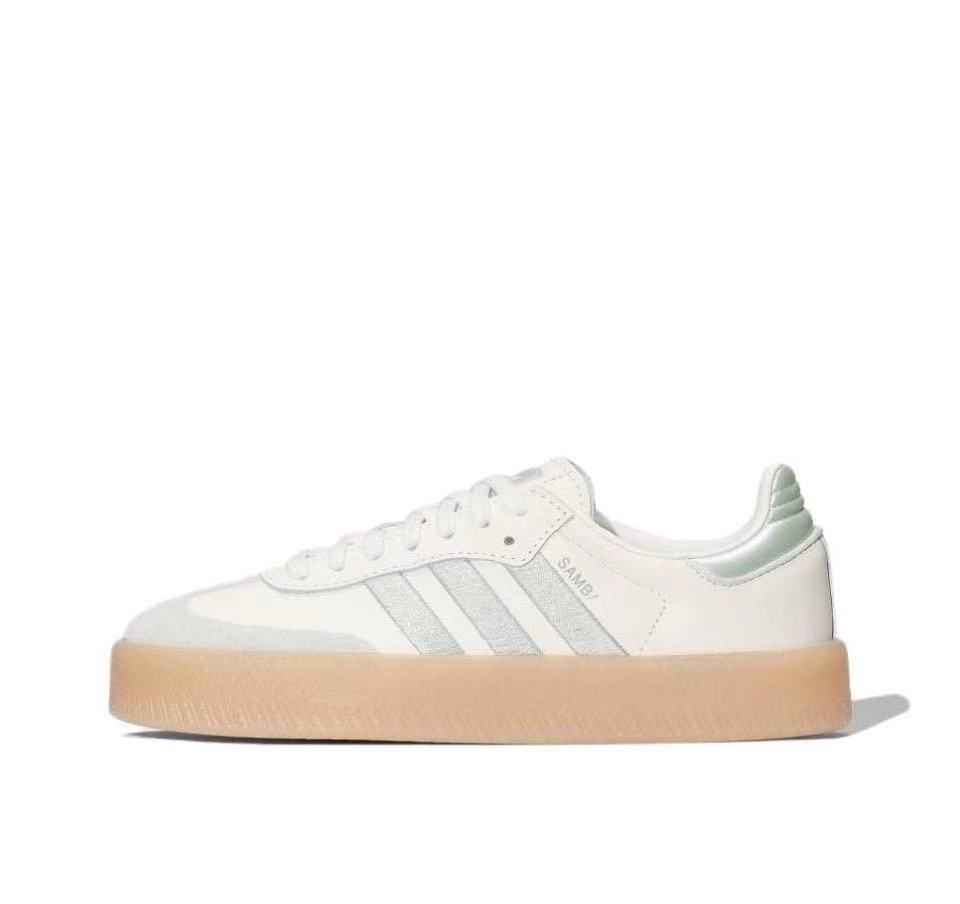 adidas Samba Platform Trainers White Gum Sole - product image from the listing.