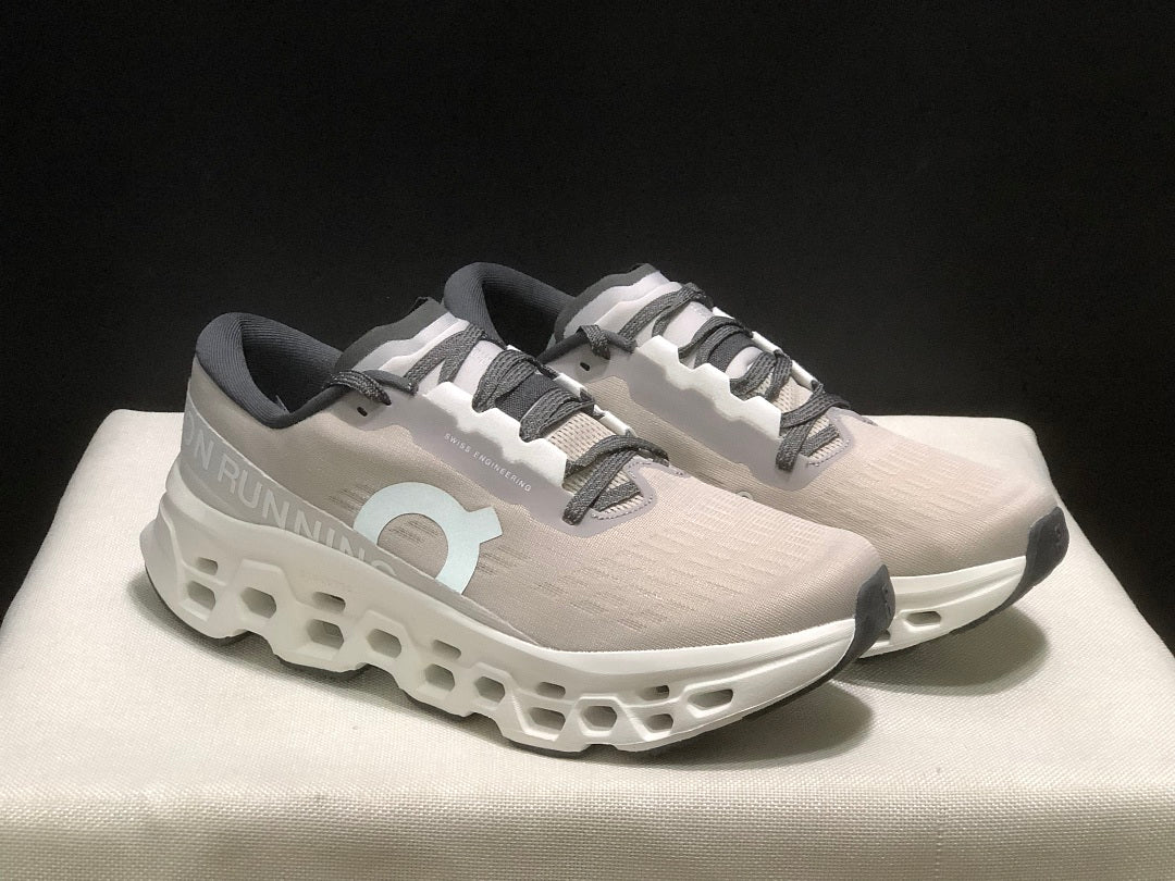 Gray On Cloudmonster 3 Running Shoes - product image from the listing.